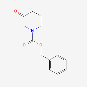 Benzyl 3-oxopiperidine-1-carboxylate chemical structure (CAS 61995-20-8)
