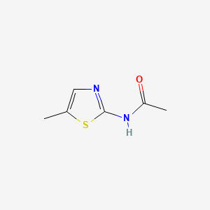 N-(5-Methylthiazol-2-yl)acetamide chemical structure (CAS 61996-32-5)