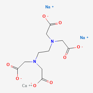 Ethylenediaminetetraacetic Acid Calcium Disodium Salt chemical structure (CAS 62-33-9)