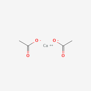 Calcium acetate chemical structure (CAS 62-54-4)