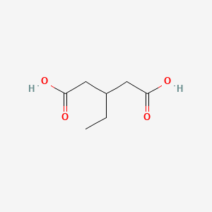 3-Ethylpentanedioic acid chemical structure (CAS 620-36-0)