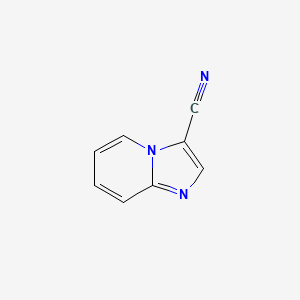Imidazo[1,2-a]pyridine-3-carbonitrile chemical structure (CAS 6200-59-5)