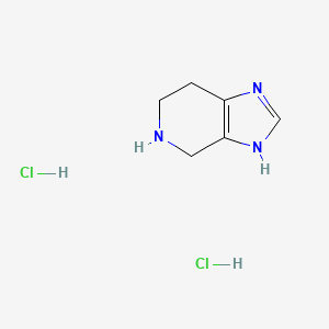 4,5,6,7-Tetrahydro-3H-imidazo[4,5-c]pyridine dihydrochloride chemical structure (CAS 62002-31-7)