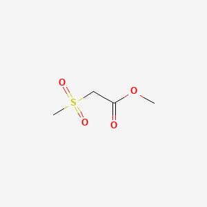Methyl 2-(methylsulfonyl)acetate chemical structure (CAS 62020-09-1)
