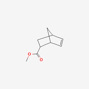 Methyl bicyclo[2.2.1]hept-5-ene-2-carboxylate chemical structure (CAS 6203-08-3)