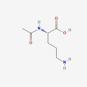 (S)-2-Acetamido-5-aminopentanoic acid chemical structure (CAS 6205-08-9)