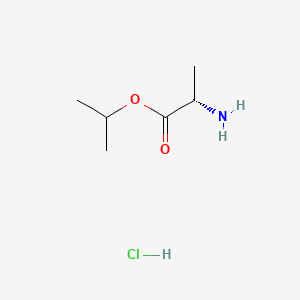 (S)-Isopropyl 2-aminopropanoate hydrochloride chemical structure (CAS 62062-65-1)