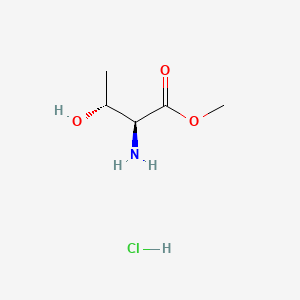DL-Threonine methyl ester hydrochloride chemical structure (CAS 62076-66-8)