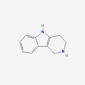 2,3,4,5-Tetrahydro-1H-pyrido[4,3-b]indole chemical structure (CAS 6208-60-2)