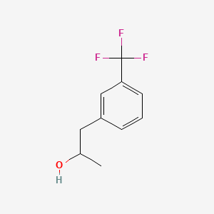 1-(3-(Trifluoromethyl)phenyl)propan-2-ol chemical structure (CAS 621-45-4)