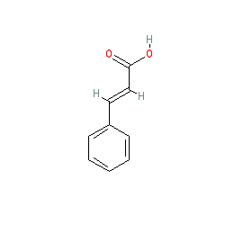 Cinnamic acid(only trans) chemical structure (CAS 621-82-9)