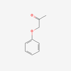 1-Phenoxypropan-2-one chemical structure (CAS 621-87-4)