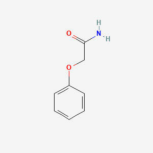 2-Phenoxyacetamide chemical structure (CAS 621-88-5)