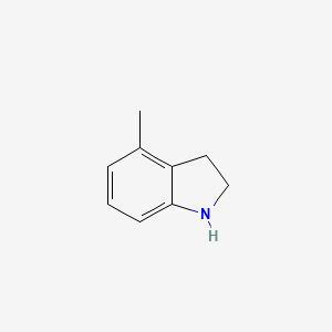 4-Methylindoline chemical structure (CAS 62108-16-1)