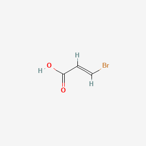 (E)-3-Bromoacrylic acid chemical structure (CAS 6213-89-4)