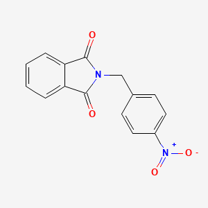 2-(4-Nitrobenzyl)-1H-isoindole-1,3(2H)-dione chemical structure (CAS 62133-07-7)