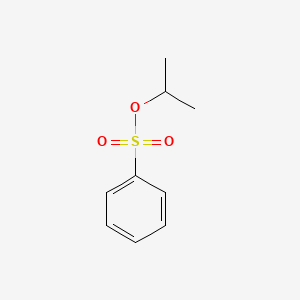 Isopropyl benzenesulfonate chemical structure (CAS 6214-18-2)