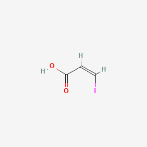 (Z)-(3)-Iodoacrylic acid chemical structure (CAS 6214-35-3)