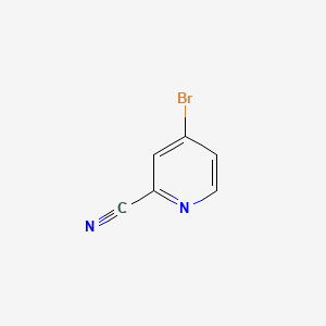 4-Bromopyridine-2-carbonitrile chemical structure (CAS 62150-45-2)