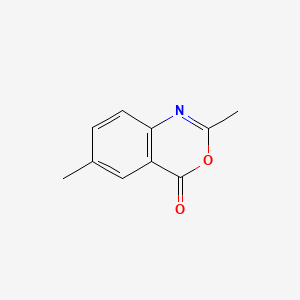 2,6-Dimethyl-4H-benzo[d][1,3]oxazin-4-one chemical structure (CAS 62175-49-9)