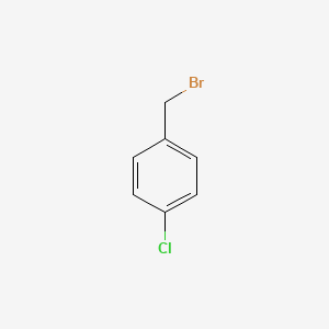 1-(Bromomethyl)-4-chlorobenzene chemical structure (CAS 622-95-7)