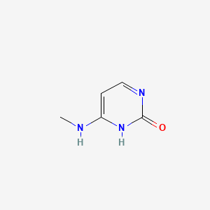 6-(Methylamino)pyrimidin-2(1H)-one chemical structure (CAS 6220-47-9)