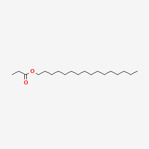 Hexadecyl propionate chemical structure (CAS 6221-96-1)