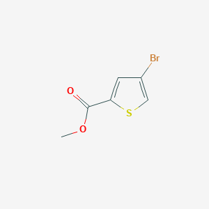 Methyl 4-bromothiophene-2-carboxylate chemical structure (CAS 62224-16-2)