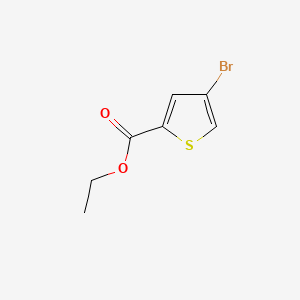 Ethyl 4-bromothiophene-2-carboxylate chemical structure (CAS 62224-17-3)