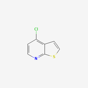 4-Chlorothieno[2,3-b]pyridine chemical structure (CAS 62226-17-9)