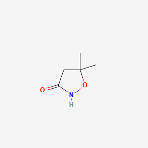 5,5-Dimethylisoxazolidin-3-one chemical structure (CAS 62243-00-9)