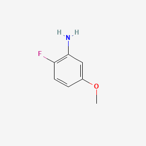 2-Fluoro-5-methoxyaniline chemical structure (CAS 62257-15-2)