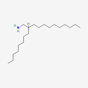 2-Octyldodecan-1-amine chemical structure (CAS 62281-06-5)