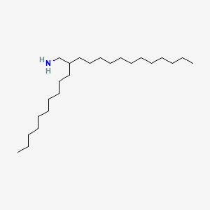 2-Decyltetradecan-1-amine chemical structure (CAS 62281-07-6)