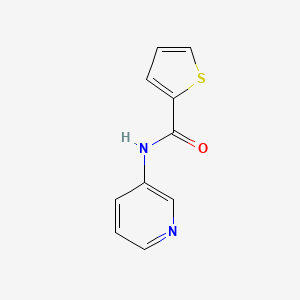 N-(Pyridin-3-yl)thiophene-2-carboxamide chemical structure (CAS 62289-81-0)