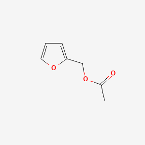 Furan-2-ylmethyl acetate chemical structure (CAS 623-17-6)