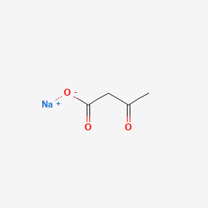 Sodium 3-oxobutanoate chemical structure (CAS 623-58-5)