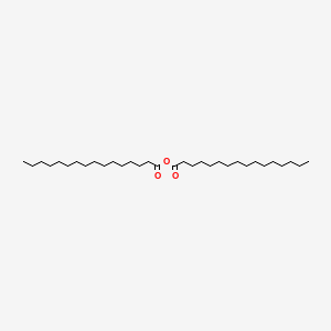 Palmitic anhydride chemical structure (CAS 623-65-4)