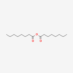 Octanoic anhydride chemical structure (CAS 623-66-5)