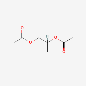 Propane-1,2-diyl diacetate chemical structure (CAS 623-84-7)