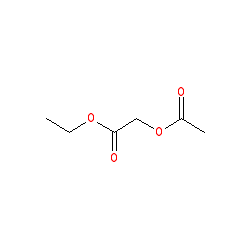 Ethyl 2-acetoxyacetate chemical structure (CAS 623-86-9)