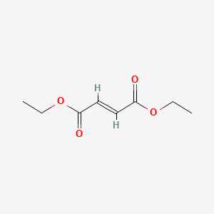 Diethyl fumarate chemical structure (CAS 623-91-6)