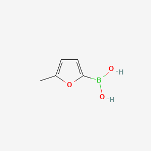 (5-Methylfuran-2-yl)boronic acid chemical structure (CAS 62306-79-0)
