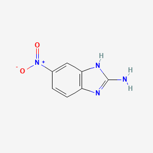 6-Nitro-1H-benzo[d]imidazol-2-amine chemical structure (CAS 6232-92-4)