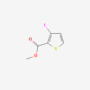 Methyl 3-iodothiophene-2-carboxylate chemical structure (CAS 62353-77-9)