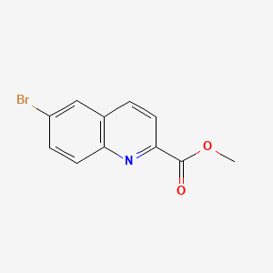 Methyl 6-bromoquinoline-2-carboxylate chemical structure (CAS 623583-88-0)