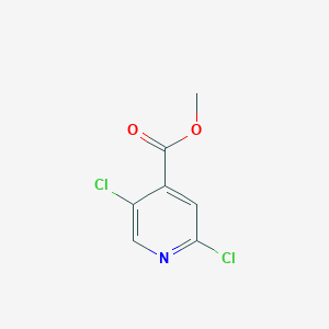 Methyl 2,5-dichloroisonicotinate chemical structure (CAS 623585-74-0)