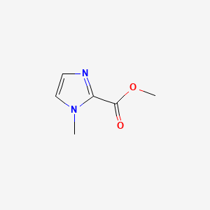 Methyl 1-methyl-1H-imidazole-2-carboxylate chemical structure (CAS 62366-53-4)