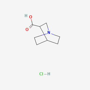 Quinuclidine-3-carboxylic acid hydrochloride chemical structure (CAS 6238-34-2)