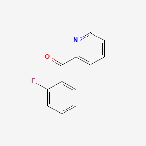 (2-Fluorophenyl)(pyridin-2-yl)methanone chemical structure (CAS 6238-65-9)